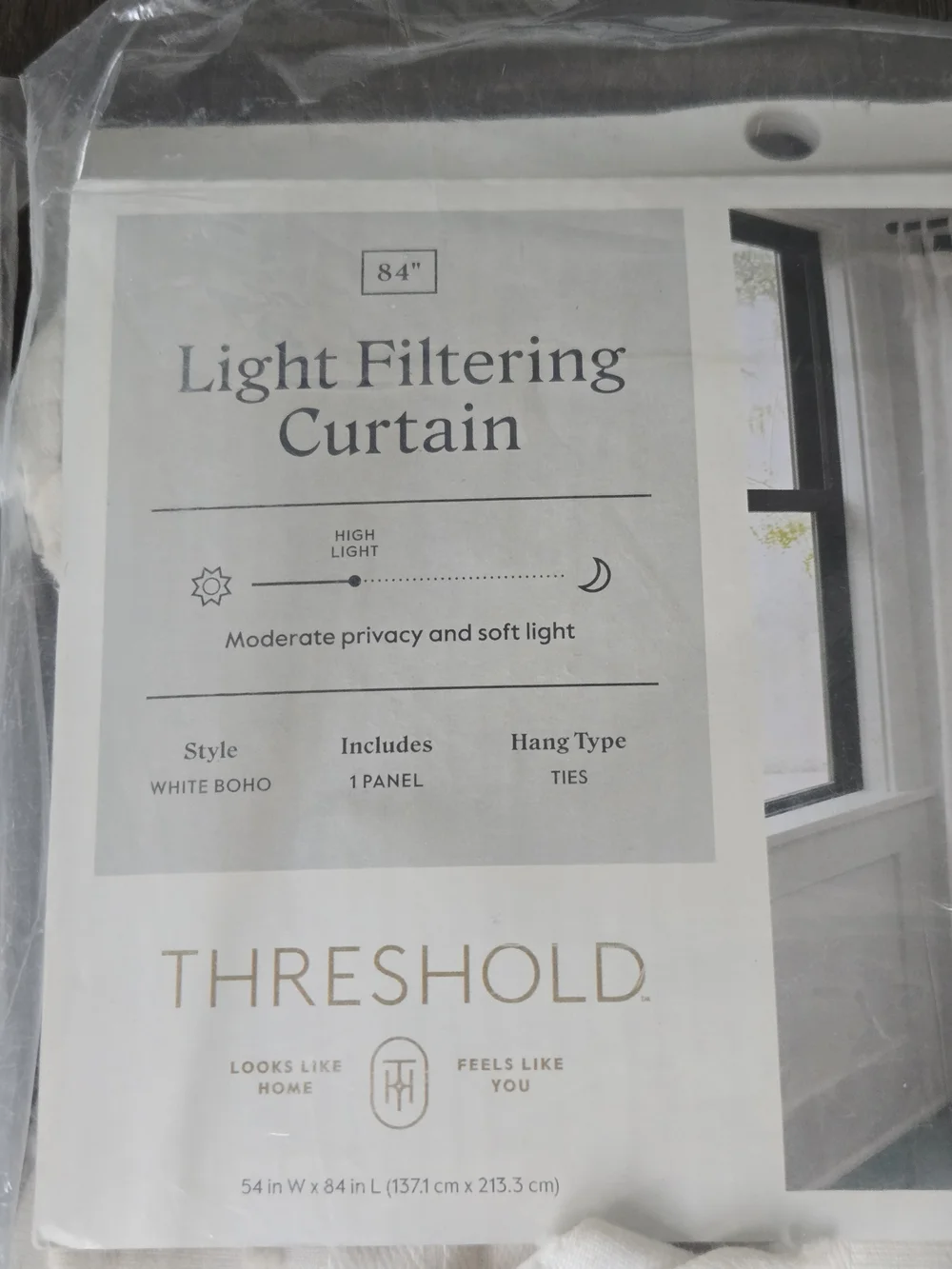 Threshold Light Filtering Curtain Panels in the 